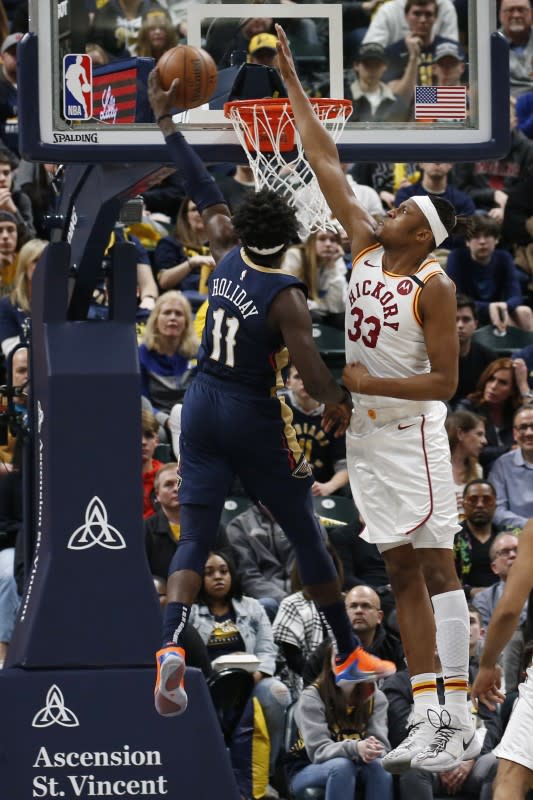 NBA: New Orleans Pelicans at Indiana Pacers