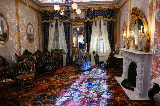 A room staged by Janicza Bravo in the "In America: An Anthology of Fashion" exhibition. <p>Photo: Slaven Vlasic/Getty Images</p>