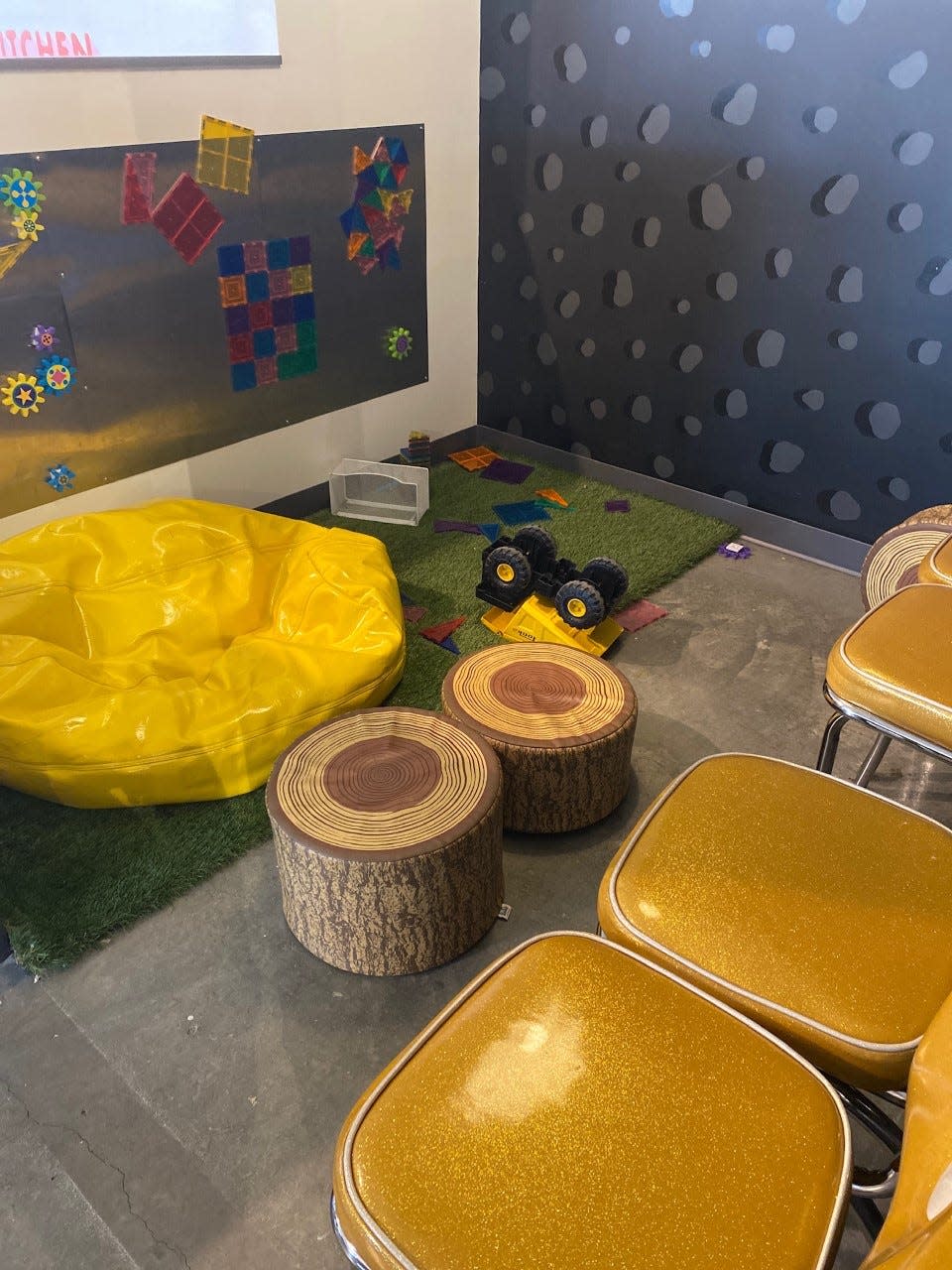 The kids' area at Hopscotch Coffee & Kitchen.