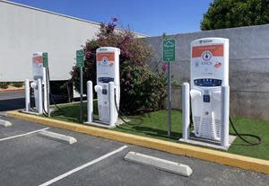 Tritium 50kW fast chargers on the EVCS network