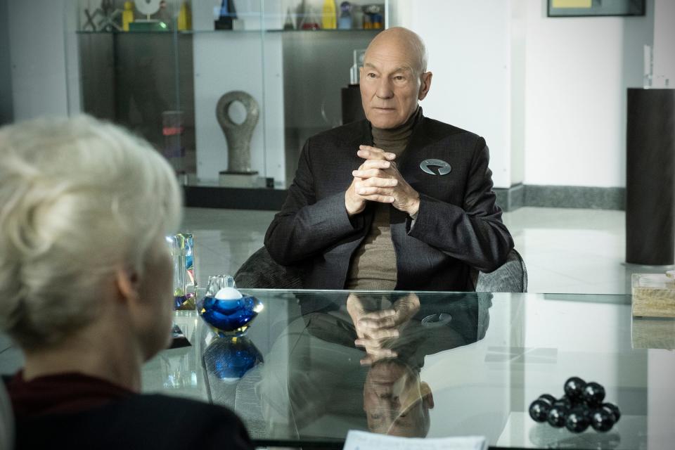 Patrick Stewart returns as Jean-Luc Picard in 