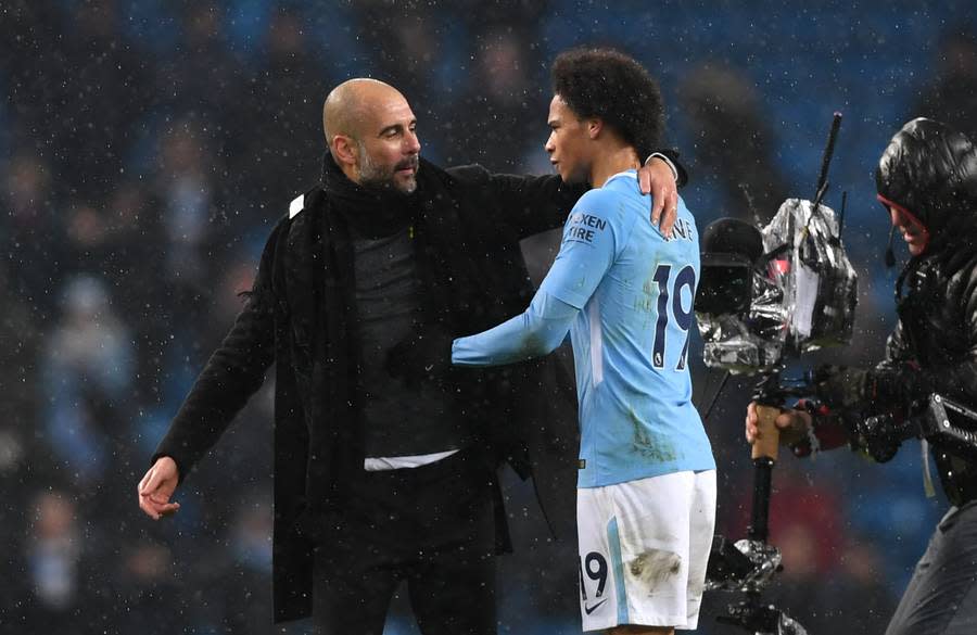 DAS IST NOCH ZU TUN: Die Personalie Leroy Sané (Bild) beschäftigt auch ManCity weiterhin. Je nachdem wie sich der Flügelflitzer entscheidet, muss City handeln. Auch Fabian Delph steht kurz vor einem Abgang und wird beim FC Everton gehandelt. Weitere namhafte Abgänge sind nicht zu erwarten