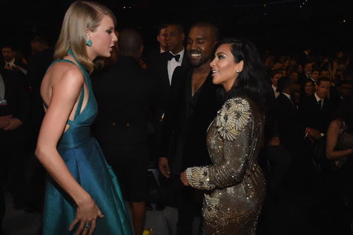 Kim Kardashian defendió a su entonces marido de las críticas de Taylor Swift