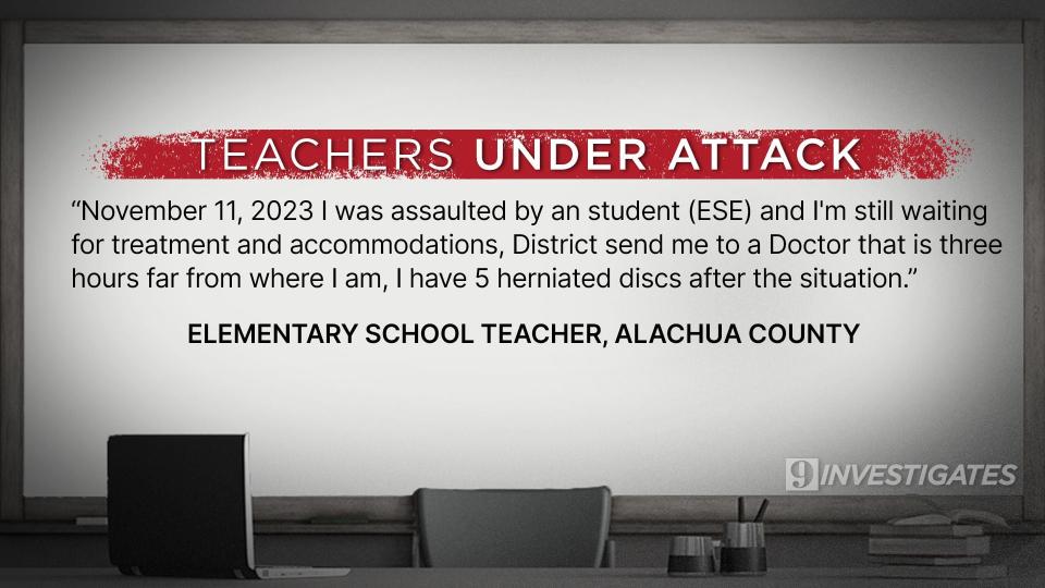 9 Investigates gathered comments from teachers across Central Florida.