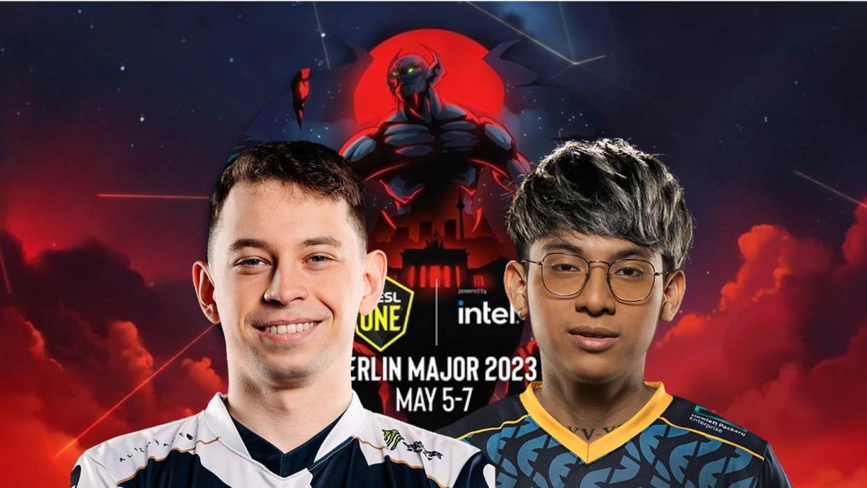 Team Liquid and Evil Geniuses emerged victorious in day four of the ESL One Berlin Major 2023, with Liquid eliminating Team Aster and Tundra Esports while Evil Geniuses knocked out Talon Esports. Pictured: Team Liquid Nisha, Evil Geniuses Pakazs. (Photos: Team Liquid, Evil Geniuses, ESL)