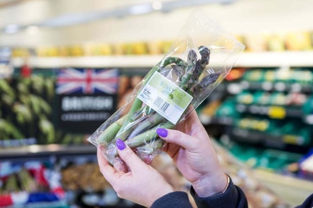 Morrisons' wonky asparagus