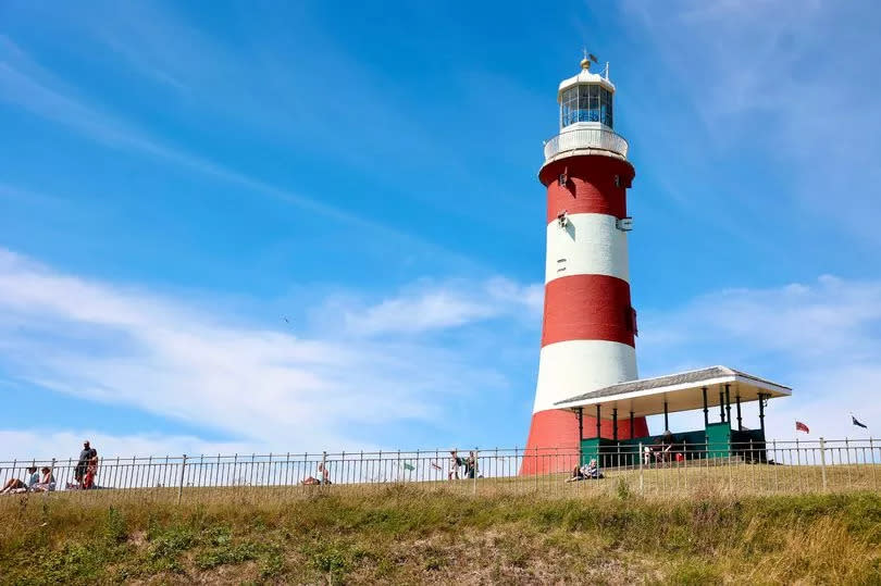 Smeaton's Tower during the heatwave -Credit:Matt Gilley/PlymouthLive