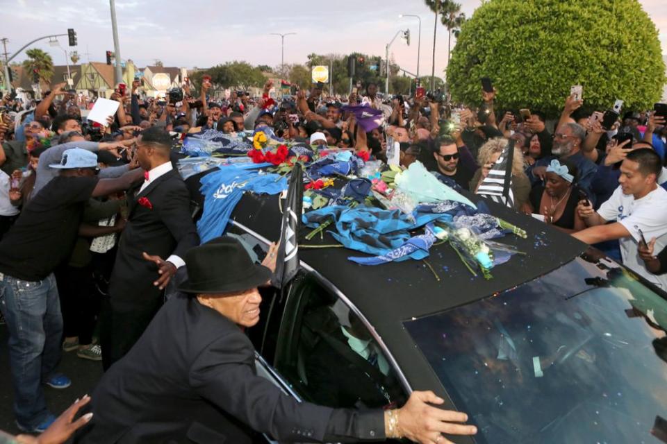 Nipsey Hussle procession | Tasia Wells/Getty Images