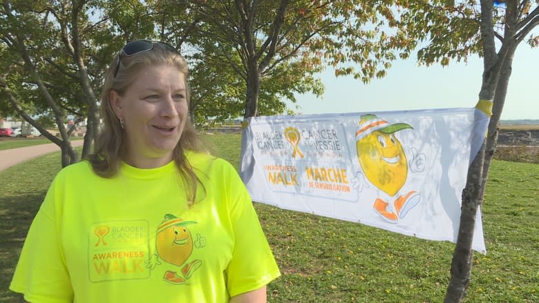 Dieppe woman walks to raise awareness about bladder cancer