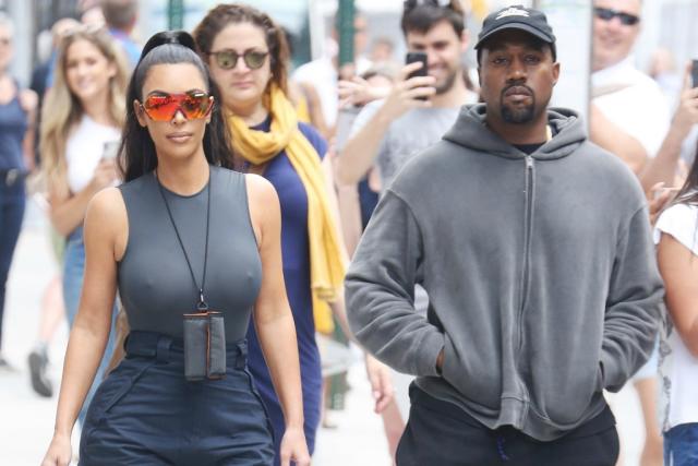 Kim Kardashian and Kanye West's Matching Sunglasses