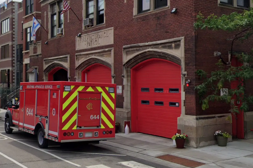 A baby died after being left at Near North Station in Chicago in freezing conditions (Google Maps)