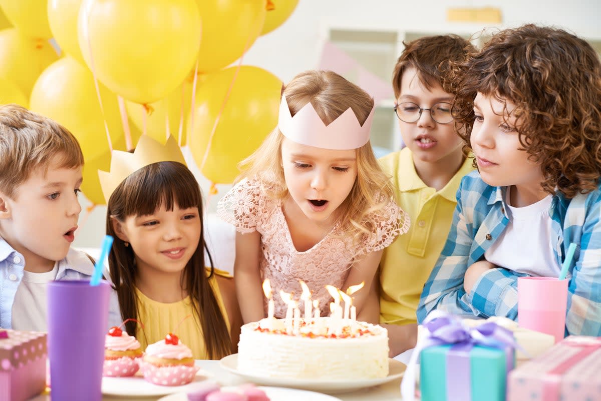 Some guests still brought presents to the seven-year-old’s birthday gathering  (Getty Images)