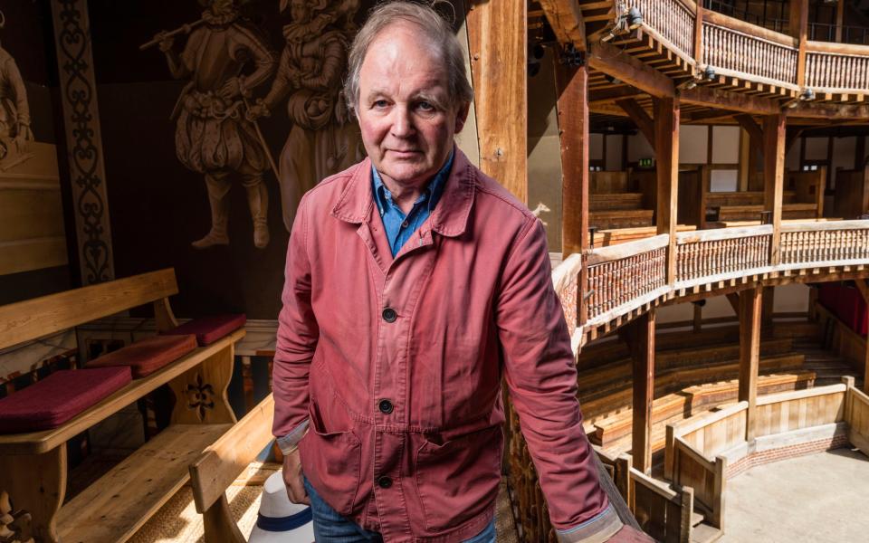Michael Morpurgo at The Globe Theatre. The author has said The Merchant of Venice 'can be anti-Semitic' - Andrew Crowley