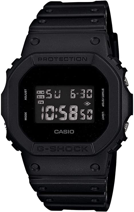 casio g shock all black watch