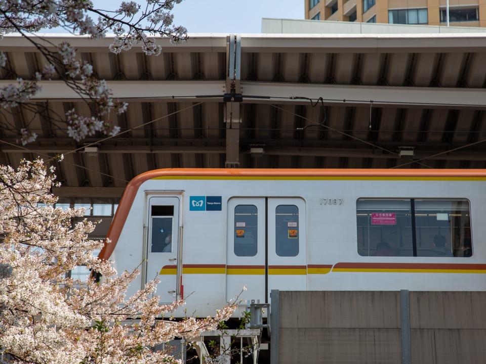 A subway in Tokyo.