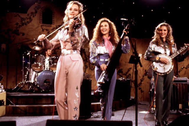 <p>Courtesy Everett Collection</p> Laura Lynch, center, performs with the Chicks in 1993