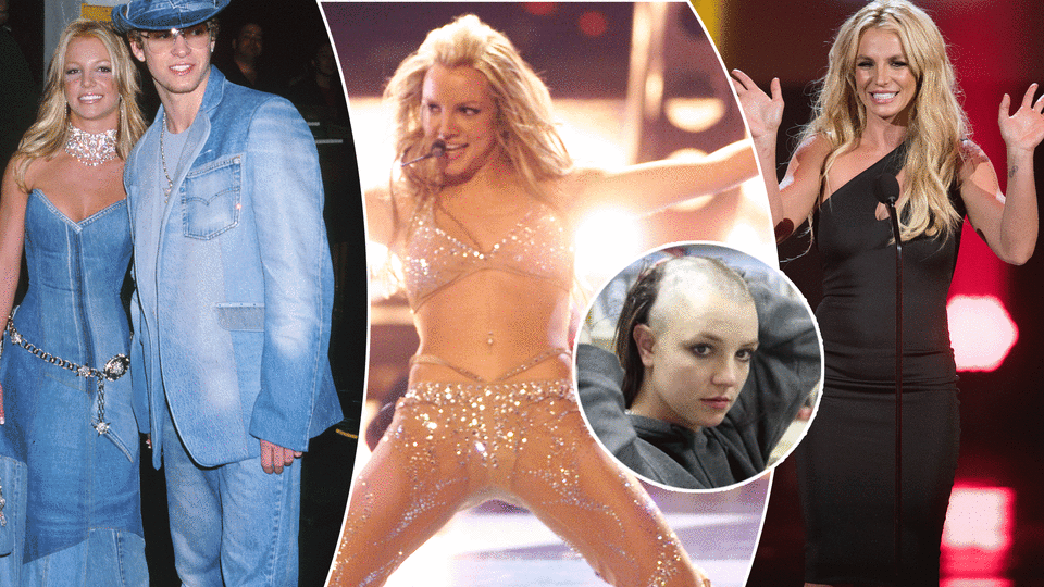 Britney Spears through the years as she turns 35