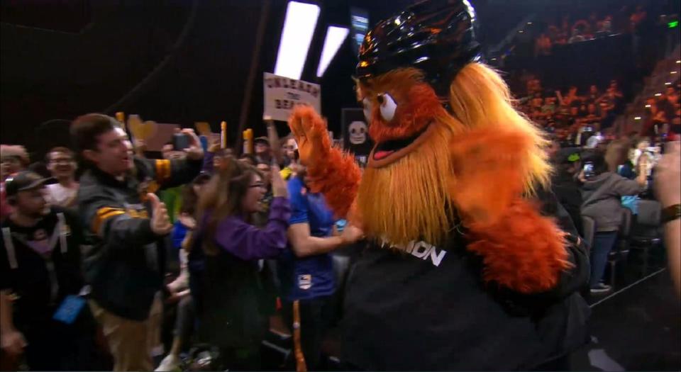 Gritty leading the Philadelphia Fusion’s walkout