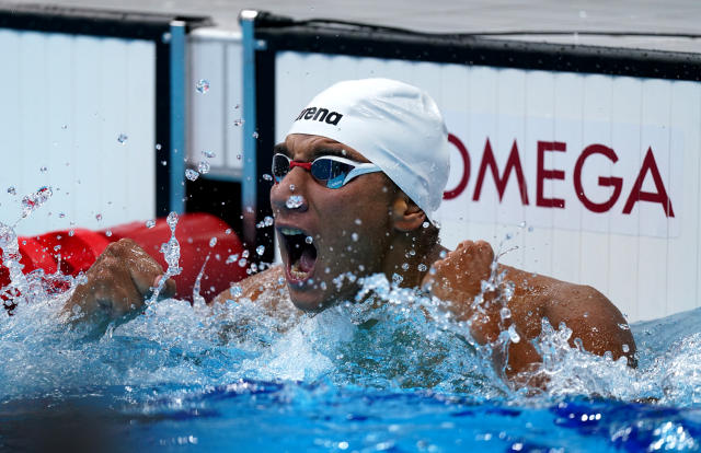 Olympics Tunisia S Ahmed Hafnaoui Wins Stunning Swimming Gold In Tokyo