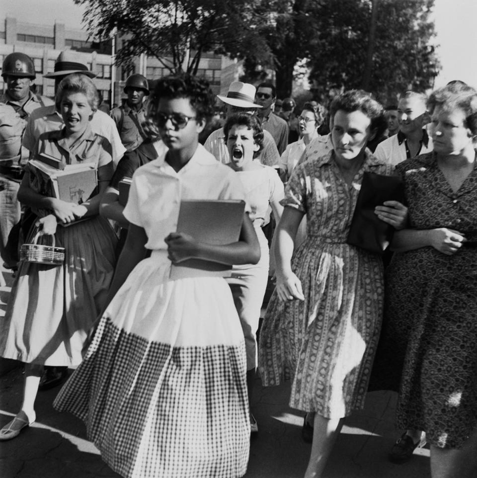 Black Students Integrate Little Rock’s Central High School