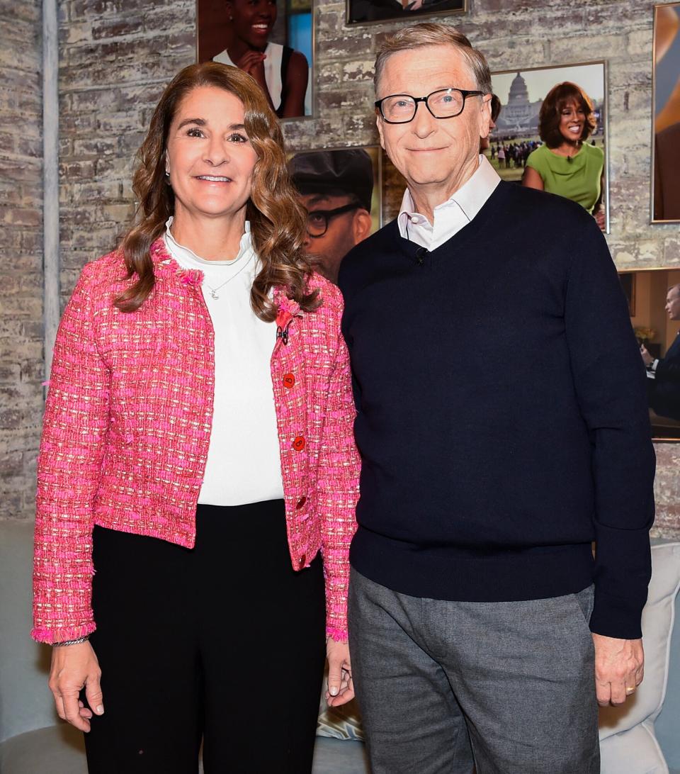 Bill and Melinda Gates in the CBS Toyota Greenroom before their appearance on CBS THIS MORNING, Feb 12, 2019