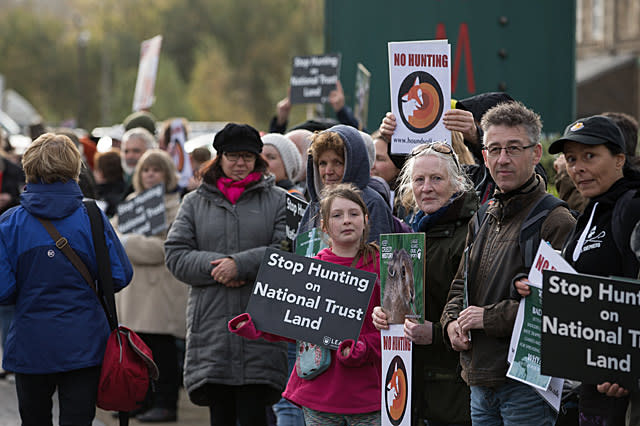 Anti-hunt protest