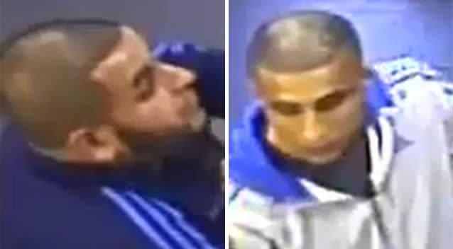Police release CCTV images of two men they want to identify in the wake of the double rape of a schoolgirl. Pictures: British Transport Police