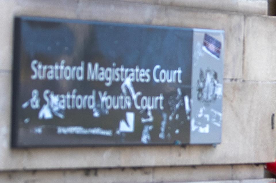 Matthew King carried out surveillance at Stratford magistrates court (PA)