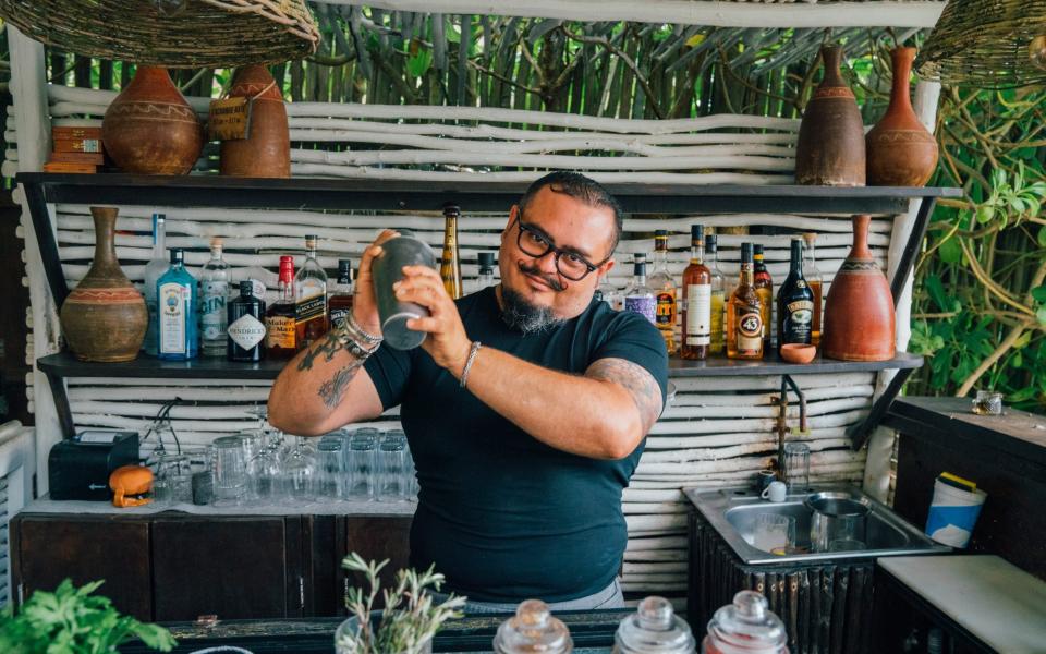 A bartender at Nest - Getty