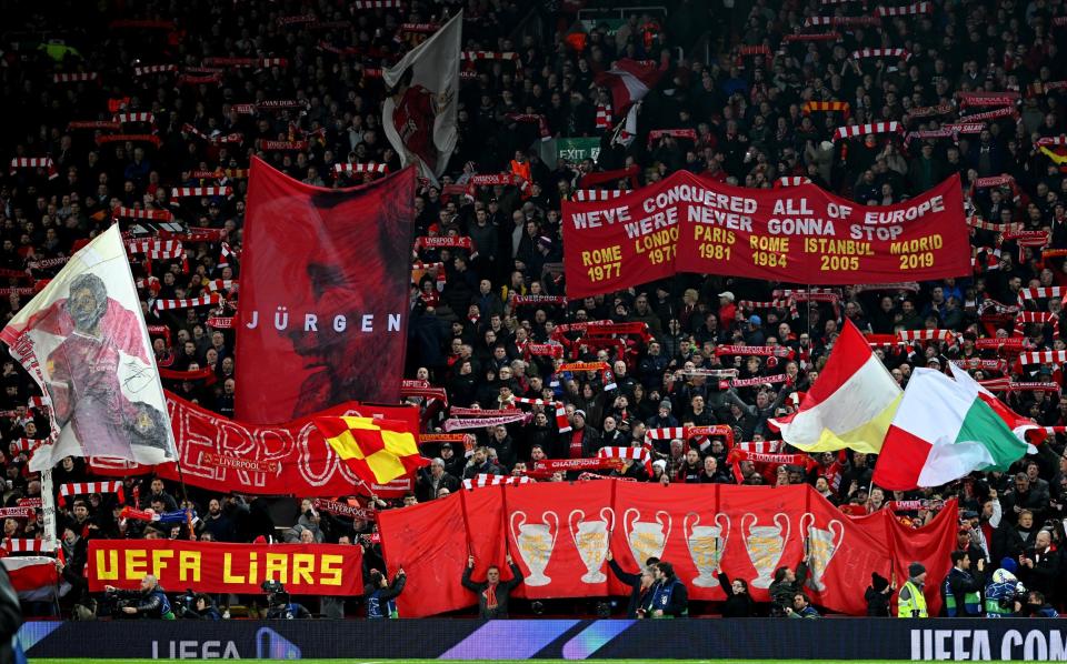 Anfield flags