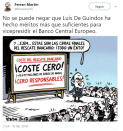 <p>Las burlas también han ido dirigidas hacia hechos que ocurrieron años atrás, como cuando el ejecutivo realizó el rescate bancario. (Foto: Twitter / <a rel="nofollow noopener" href="https://twitter.com/ferranmartin" target="_blank" data-ylk="slk:@ferranmartin;elm:context_link;itc:0;sec:content-canvas" class="link "><span>@ferranmartin</span></a>) </p>