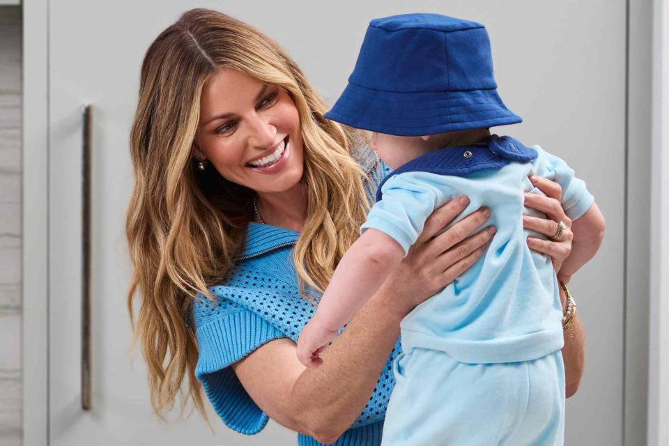 <p>Brent Broza for Enfamil Enspire Optimum</p> Erin Andrews and son Mack for Enfamil