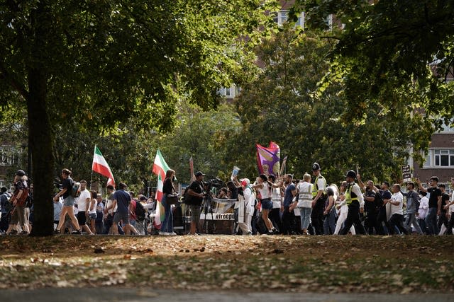 Rally in London