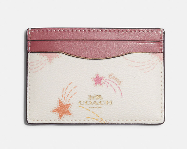 Card Case With Shooting Star Print (Photo via Coach Outlet)