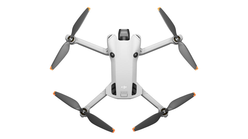 DJI Mini 4 Pro on white background