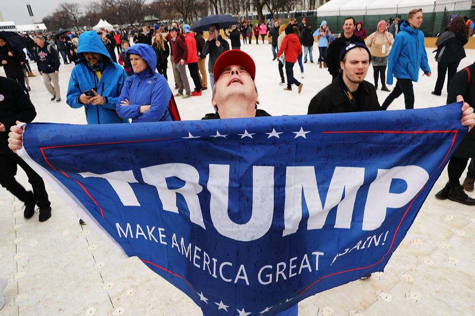 Protesters And Trump Supporters Gather In D.C. For US President Donald Trump Inauguration