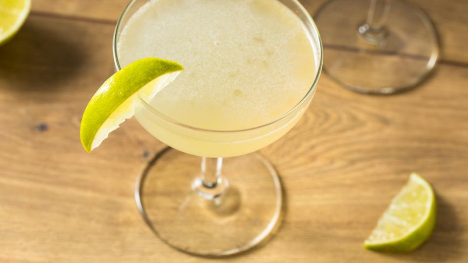 boozy rum and lime daiquiri