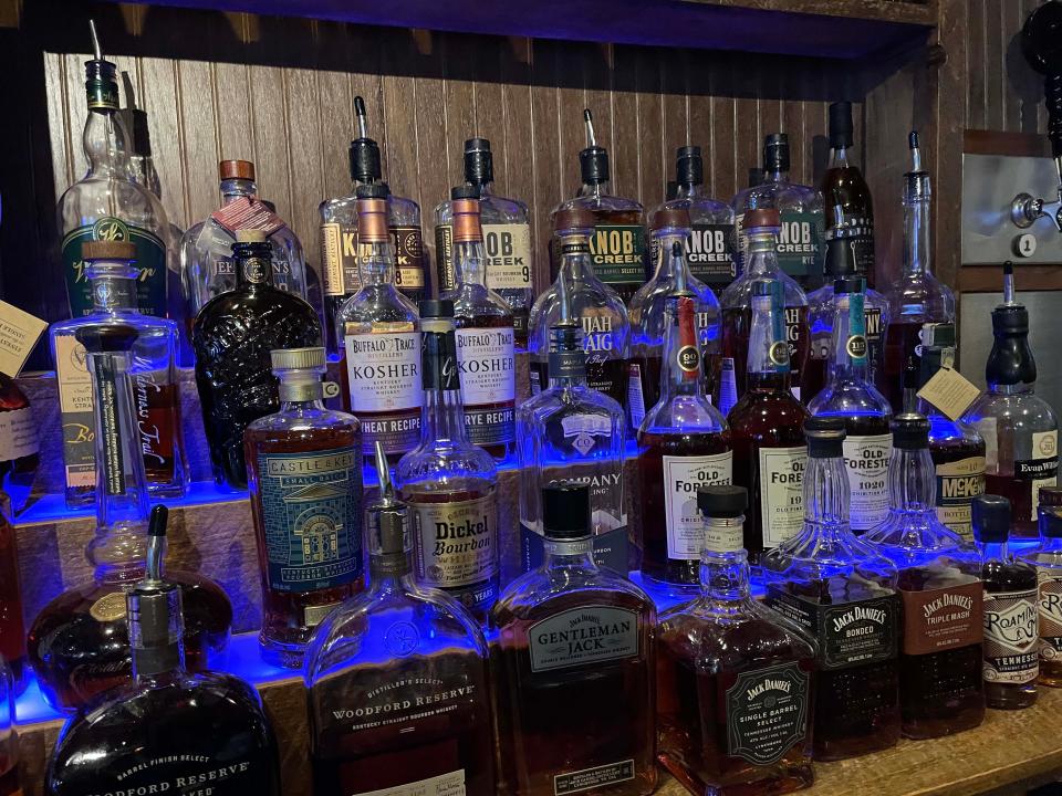 The Admiral Pub has many top shelf choices for the whiskey connoisseur.