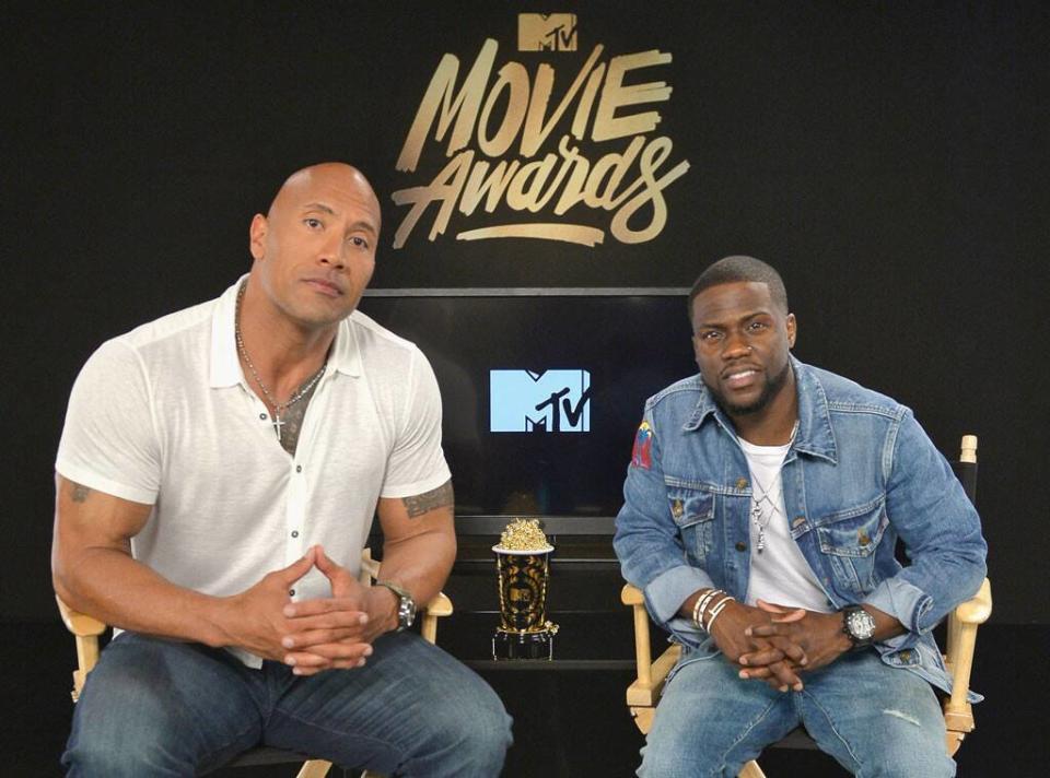 Dwayne Johnson, The Rock, Kevin Hart