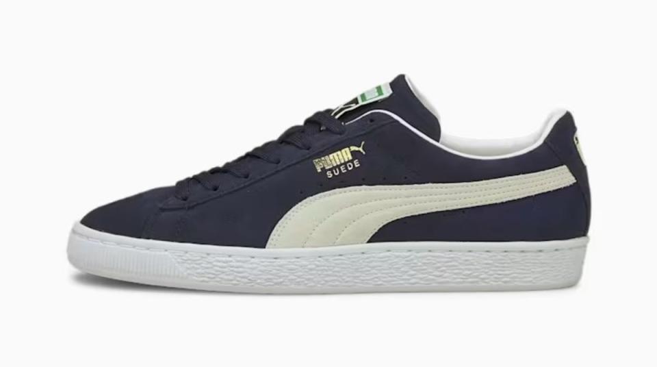 <p>PUMA</p><p><strong>Sneaker: </strong>The PUMA Suede Classic.</p><p><strong>Why We Love It: </strong>The PUMA Suede Classic is a versatile sneaker capable of dressing up or down for any occasion.</p><p><strong>How To Buy It: </strong>Online shoppers can choose between nine colorways of the Suede Classic for $75 on the <a href="https://clicks.trx-hub.com/xid/arena_0b263_mensjournal?event_type=click&q=https%3A%2F%2Fgo.skimresources.com%3Fid%3D106246X1726268%26xs%3D1%26url%3Dhttps%3A%2F%2Fus.puma.com%2Fus%2Fen%2Fpd%2Fsuede-classic-xxi-sneakers%2F374915%3Fsearch%3Dtrue%26swatch%3D04&p=https%3A%2F%2Fwww.mensjournal.com%2Fsneakers%2Fthe-most-stylish-affordable-sneakers-for-spring-2024%3Fpartner%3Dyahoo&ContentId=ci02d78e41800025f8&author=Pat%20Benson&page_type=Article%20Page&partner=yahoo&section=PUMA&site_id=cs02b334a3f0002583&mc=www.mensjournal.com" rel="nofollow noopener" target="_blank" data-ylk="slk:PUMA website;elm:context_link;itc:0;sec:content-canvas" class="link ">PUMA website</a>.</p>