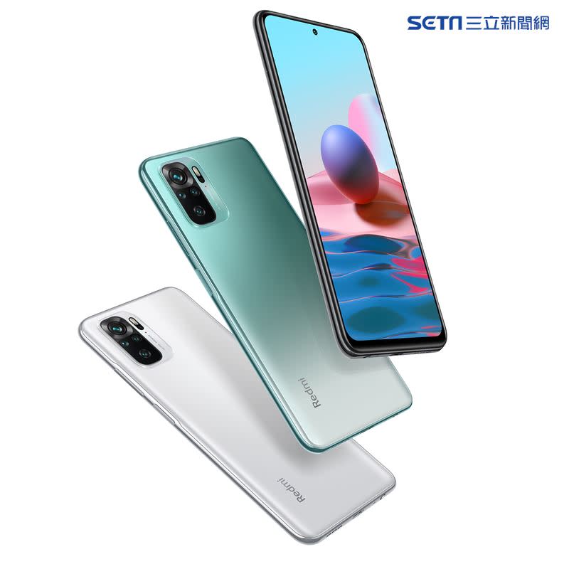  Redmi Note 10S 與Redmi Note 10 。（圖／小米提供）