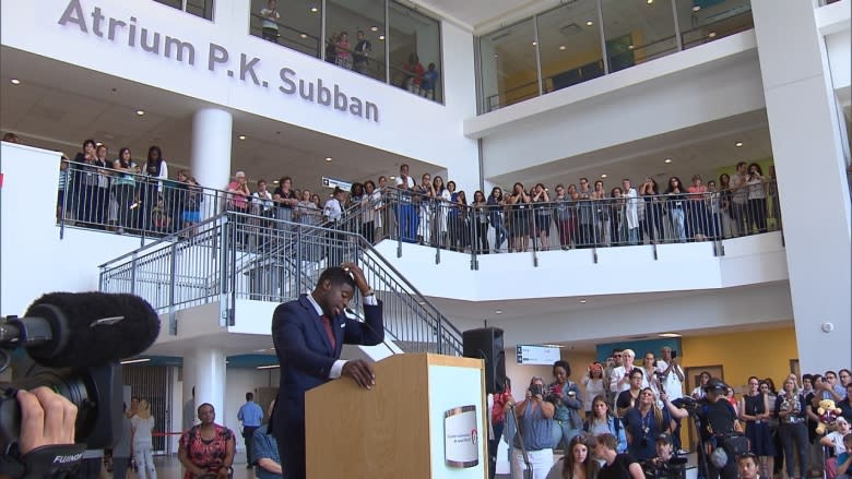 P.K. Subban donates $10M to Montreal Children's Hospital