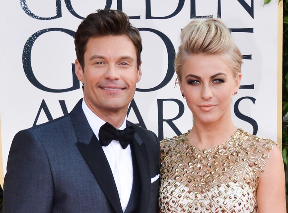 Ryan Seacrest, Julianne Hough, 70th Annual Golden Globe Awards