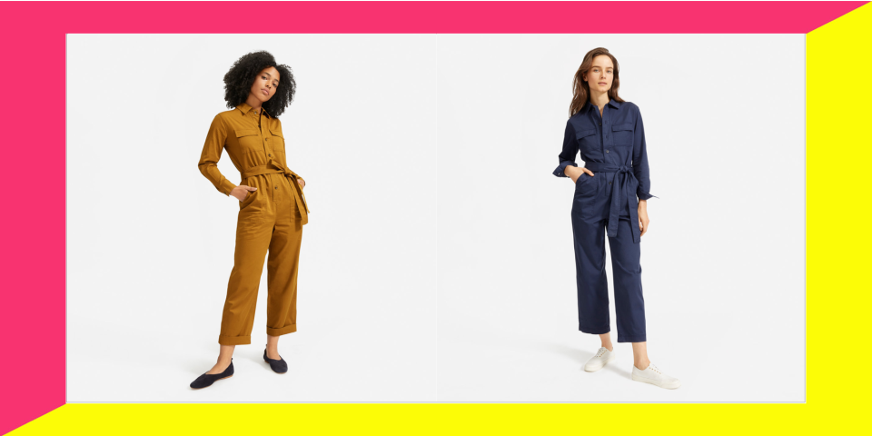 Everlane's new utility jumpsuit is destined to become a wardrobe staple.&nbsp; (Photo: HuffPost)