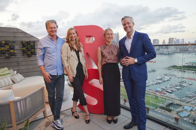 <p>Tory Williams Photography</p> From L to R: Dotdash Meredith CEO Neil Vogel, DDM Home SVP Melanie Berliet, Real Simple Editor in Chief Lauren Iannotti and real estate wunderkind Ryan Serhant