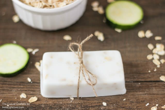 Avocado, Cucumber And Oats Soap