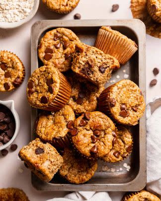 Peanut Butter Banana Muffins