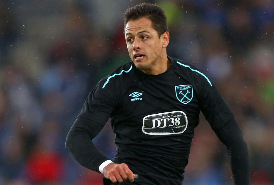 Mexican international Javier Hernandez has signed with West Ham to help with the push toward Europe. (Getty)