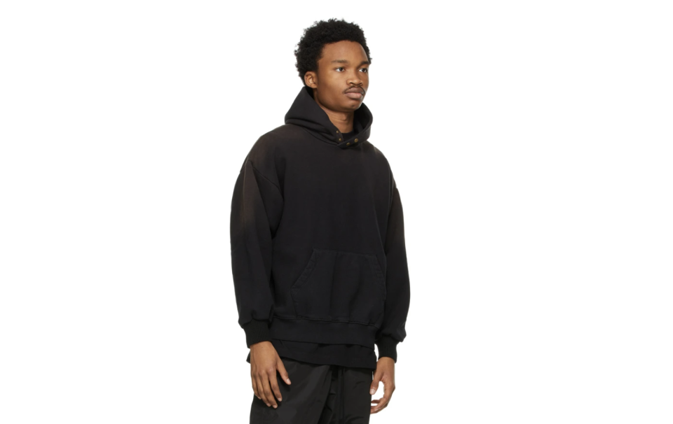 Fear of God black hoodie. (PHOTO: SSense)