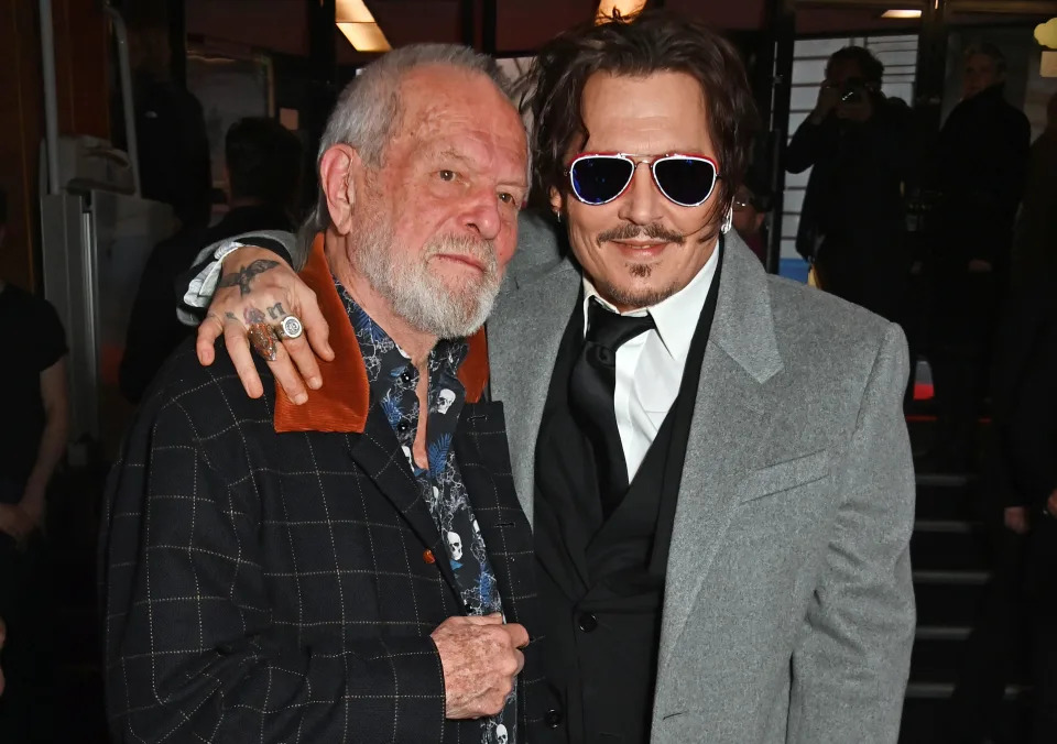 Reencuentro entre Terry Gilliam y Johnny Depp durante la premire de 